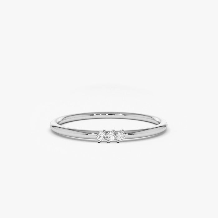 14K White Gold / 3