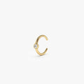 14K Gold Diamond Ear Cuff (No Piercing Required) 14k Gold Ferkos Fine Jewelry