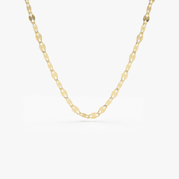14K Gold Sparkle Diamond Cut Chain 14K Gold Ferkos Fine Jewelry