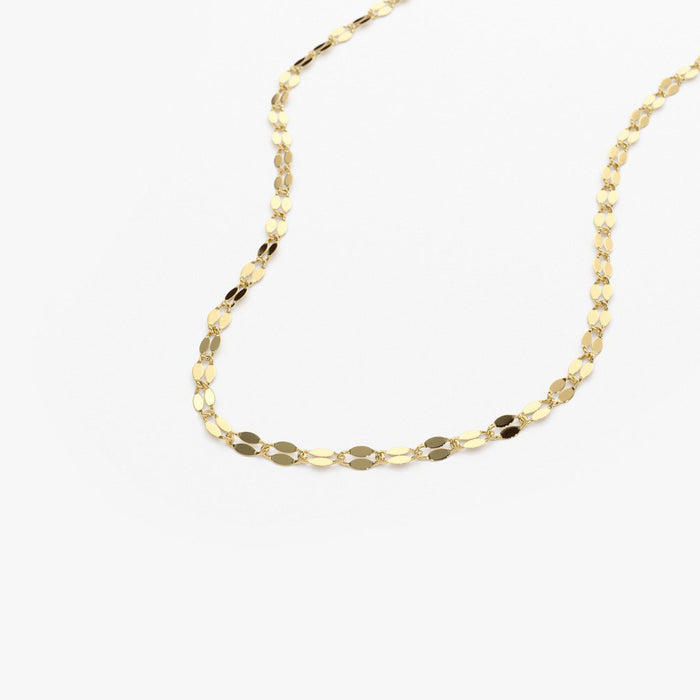 14K Gold Sparkle Diamond Cut Chain  Ferkos Fine Jewelry