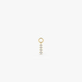 14k Journey Hoop Charm 14K Gold Ferkos Fine Jewelry
