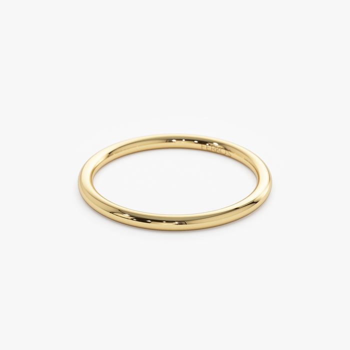 14K Solid Gold 1.5 MM Wedding Band  Ferkos Fine Jewelry