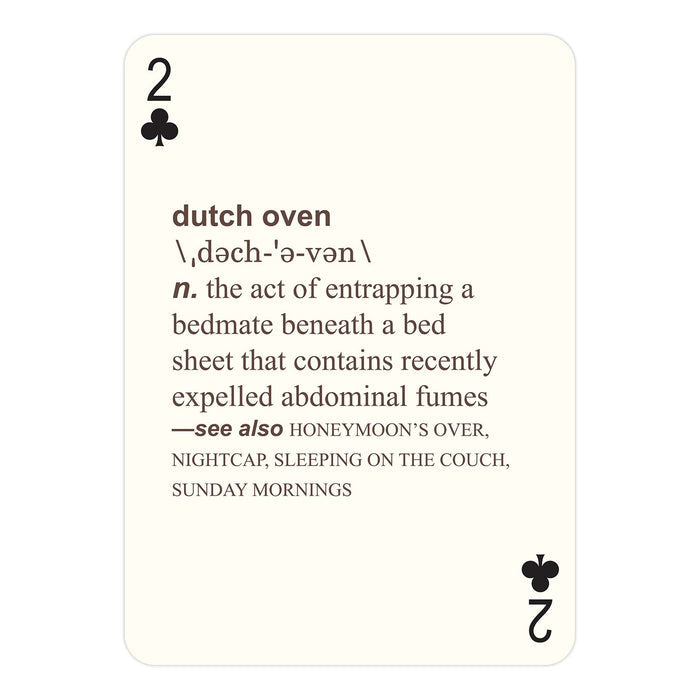 52 Farts Playing Cards