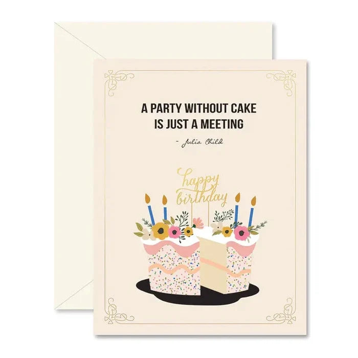 A Party Without Cake Card