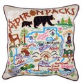 Adirondacks Hand-Embroidered Pillow
