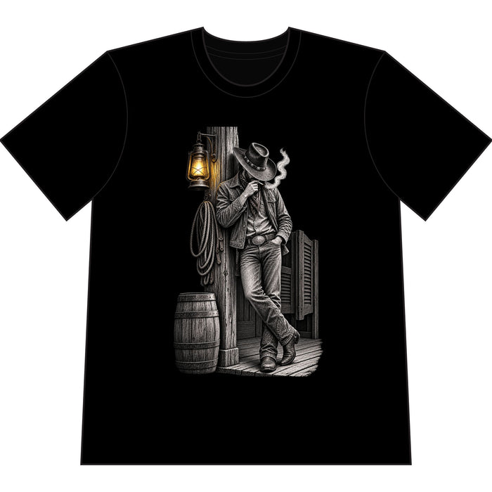 After Hours Cowboy Tee Heavyweight Vintage Western Graphic T-Shirt