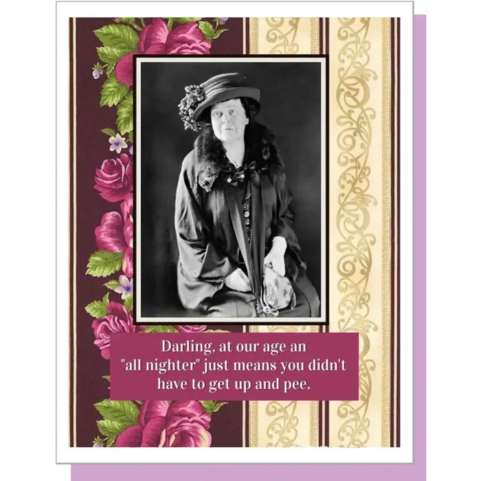 All Nighter Card