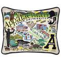 Appalachian State University Collegiate Embroidered Pillow