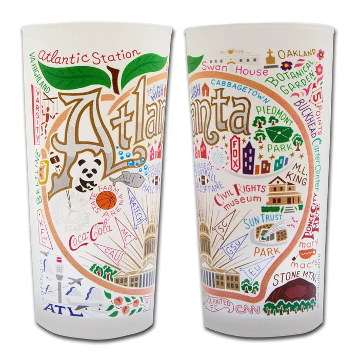 Atlanta Frosted Glass Tumbler