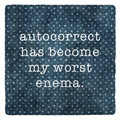Auto Correct Coaster