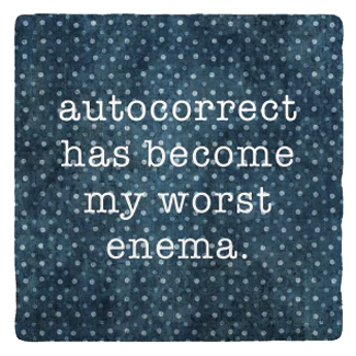 Auto Correct Coaster