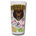 Baylor University Collegiate Frosted Glass Tumbler
