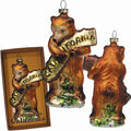 Bear Hugging California Ornament