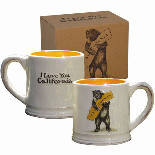 Bear Hugging, I Love You California Mug