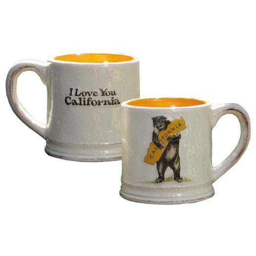 Bear Hugging, I Love You California Mug