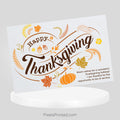 Berkshire Hathaway Fall Thanksgiving postcards PixelsPrinted