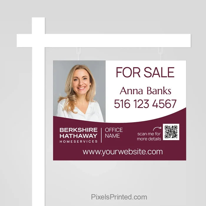 Berkshire Hathaway for sale sign panel sign panels PixelsPrinted