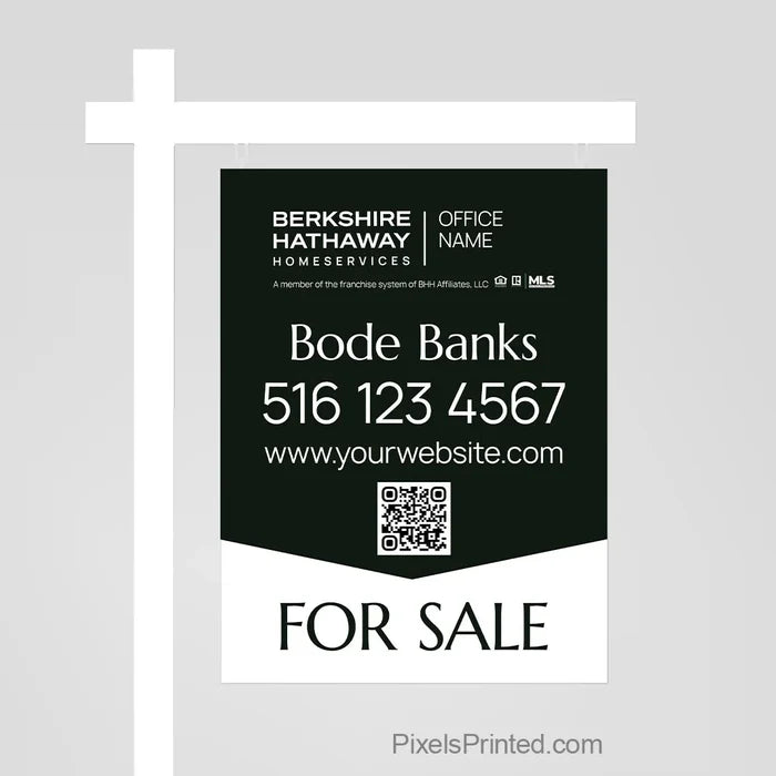 Berkshire Hathaway for sale sign panel sign panels PixelsPrinted