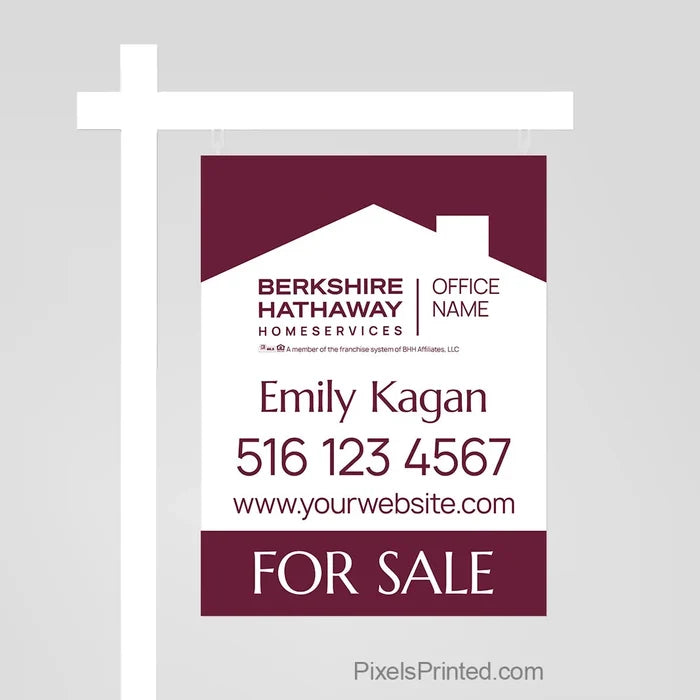 Berkshire Hathaway for sale sign panel sign panels PixelsPrinted
