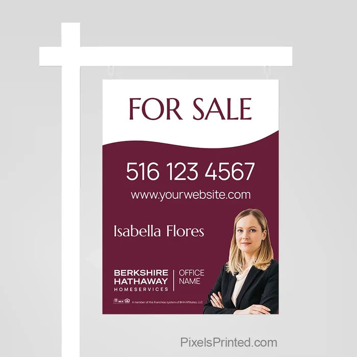 Berkshire Hathaway for sale sign panel sign panels PixelsPrinted