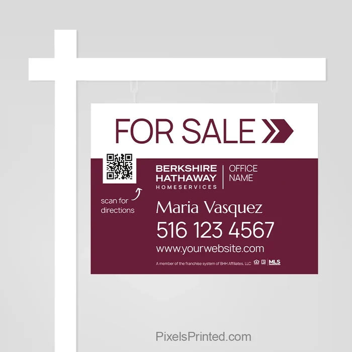 Berkshire Hathaway for sale sign panel sign panels PixelsPrinted