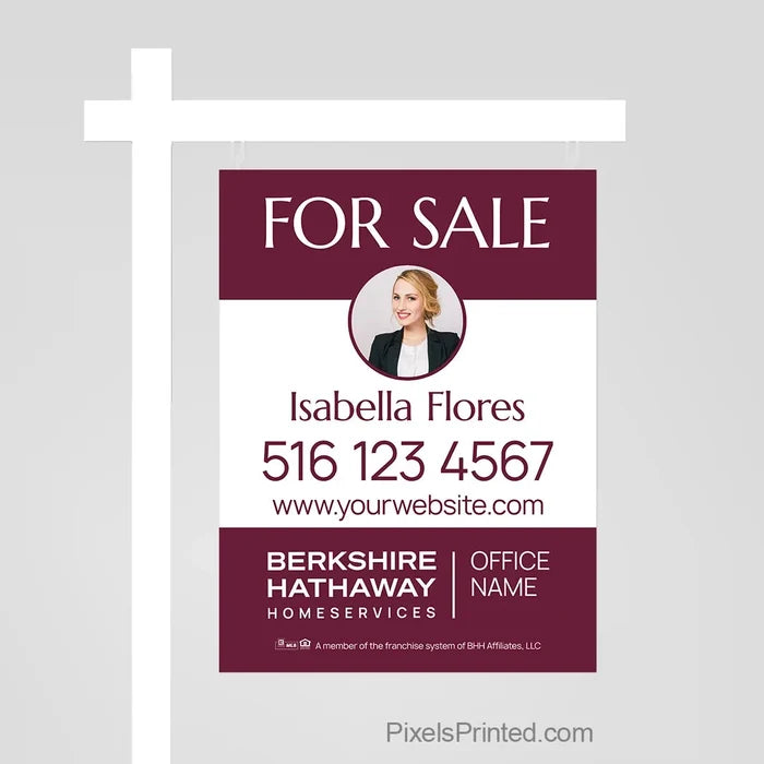 Berkshire Hathaway for sale sign panel sign panels PixelsPrinted