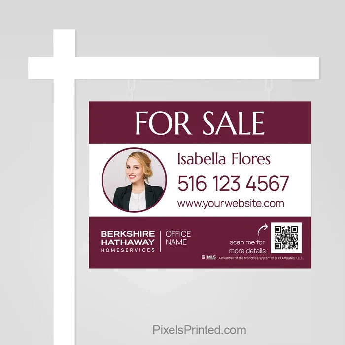 Berkshire Hathaway for sale sign panel sign panels PixelsPrinted