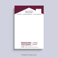 Berkshire Hathaway HomeServices realtor notepad with house roof design and agent branding