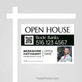 Berkshire Hathaway open house sign panel sign panels PixelsPrinted
