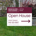 Berkshire Hathaway open house yard signs, for sale signs, open house signs, realtor yard signs