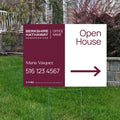 Berkshire Hathaway yard signs, for sale signs, open house signs, realtor yard signs