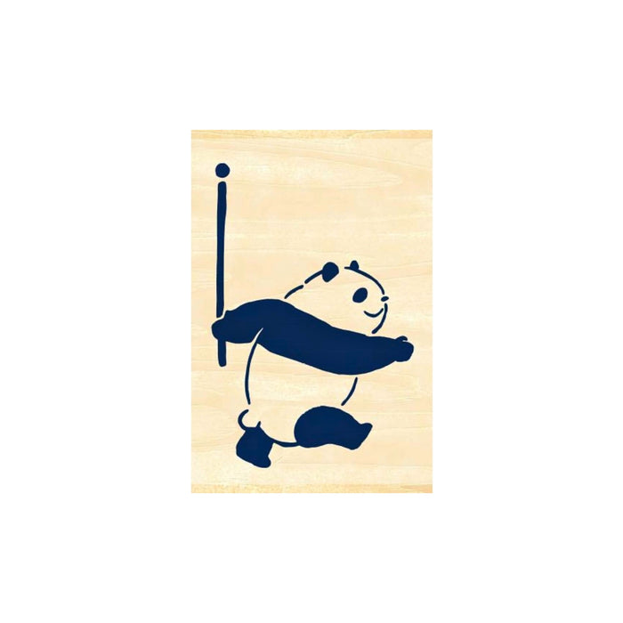 Beverly Masute No Aibo Wooden Stamp Series, shown from the front.