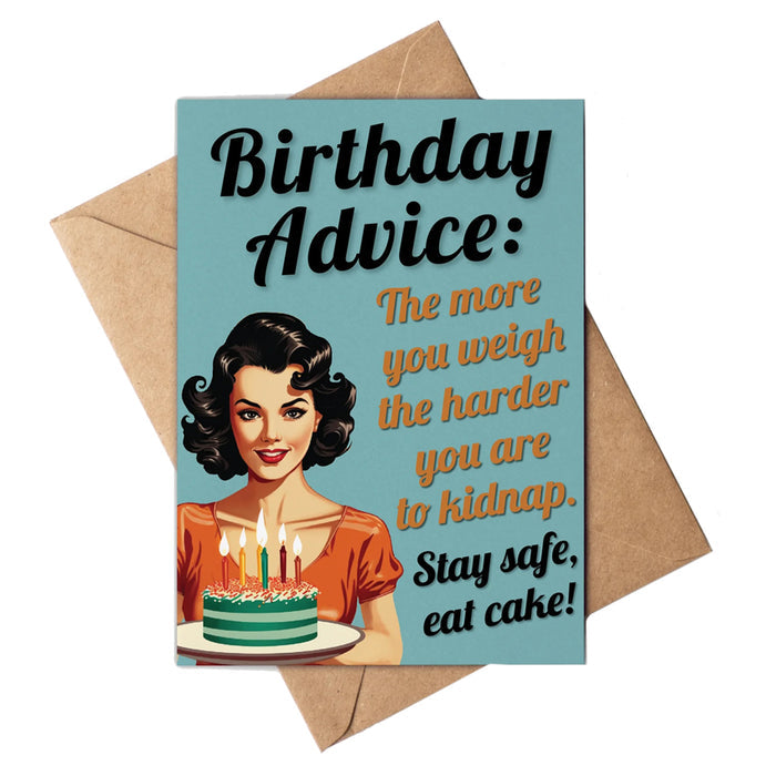 Birthday Advice Card
