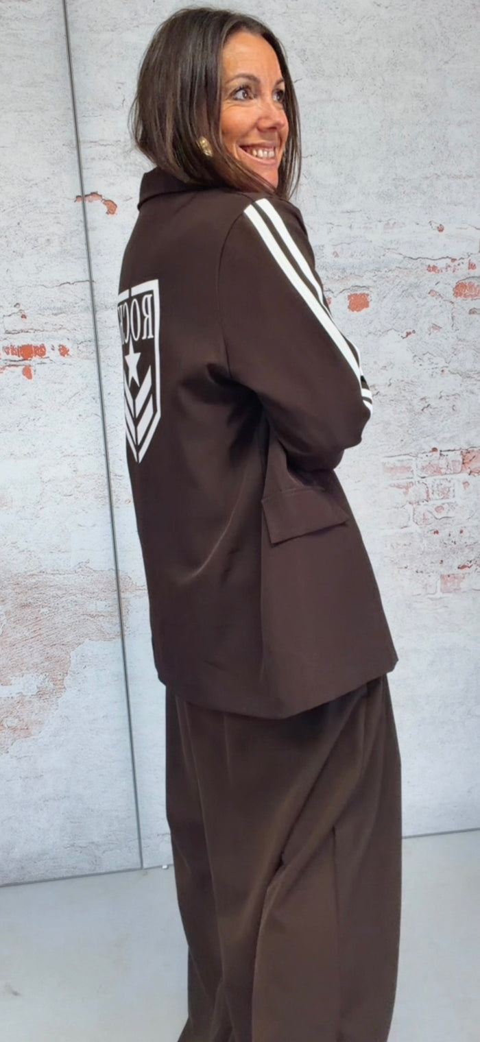 Blazer “Chocolate Style”