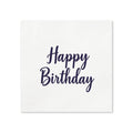 Blue Happy Birthday Cocktail Napkins, 50-Pack, 3-ply, Birthday Party Decor