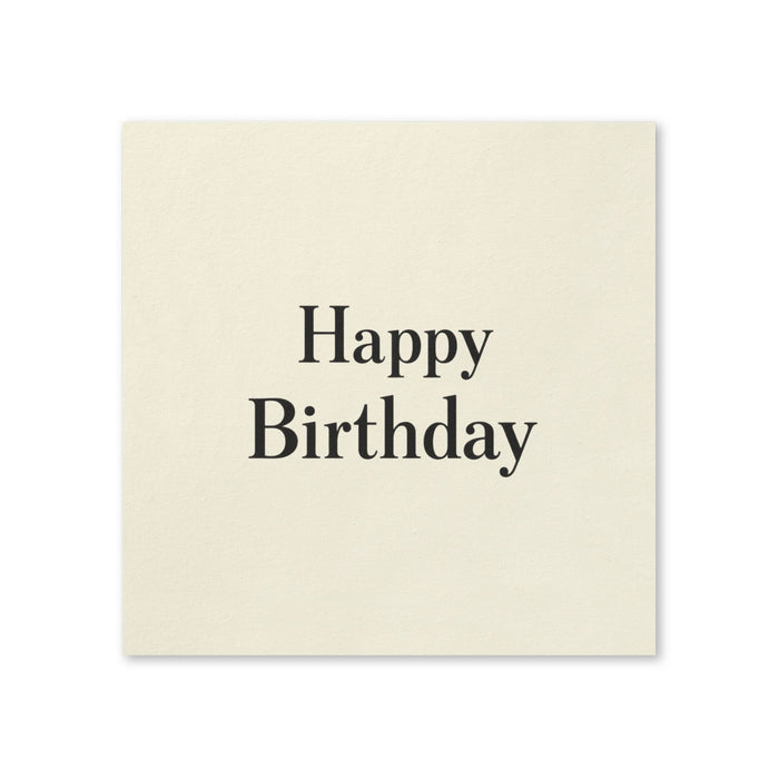 Blue Happy Birthday Napkins, 50-Pack, 3-ply, Birthday Party Decor