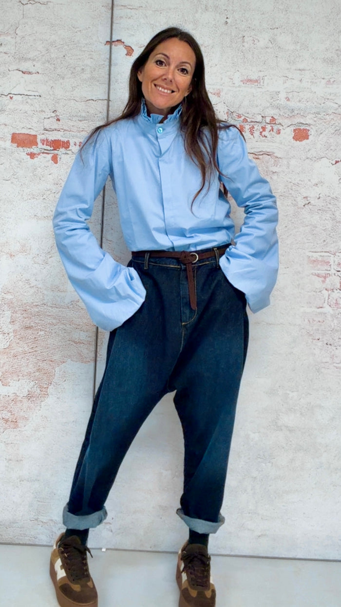 Blusa “Amberes” blue colour