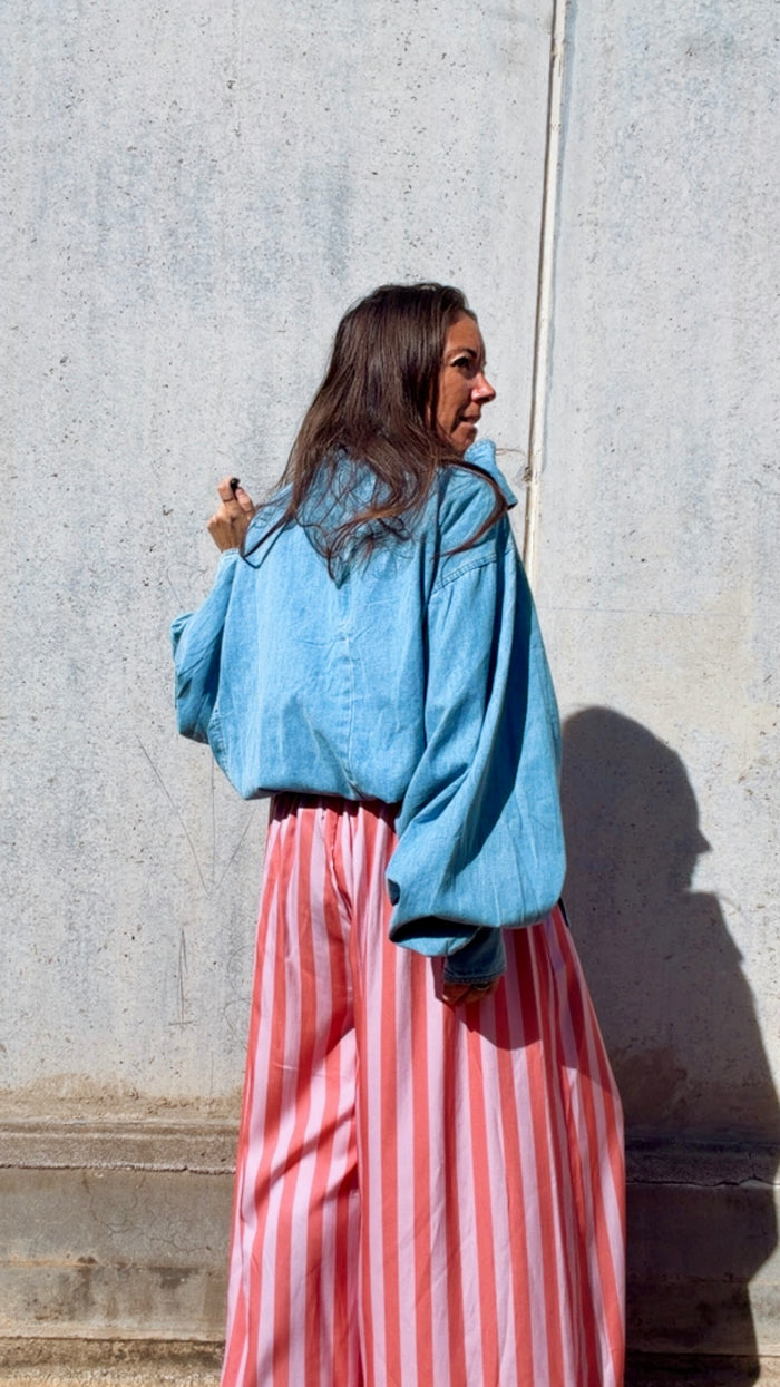 Blusa “maxi ribbon”