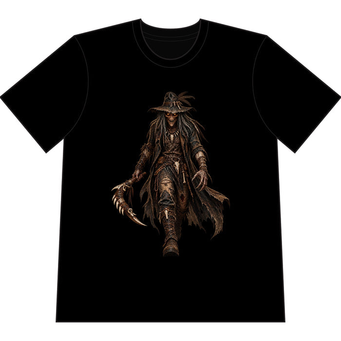 Bone Harvest Reaper Tee Heavyweight Vintage Horror Graphic T-Shirt