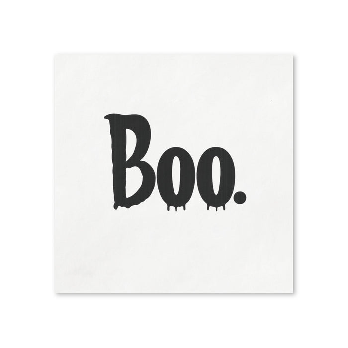 Boo Halloween Cocktail Napkins, 50-Pack, 3-ply, Party Napkins