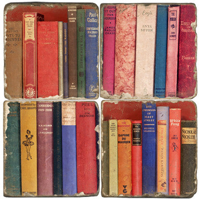 Book Bindings Drink Coasters
