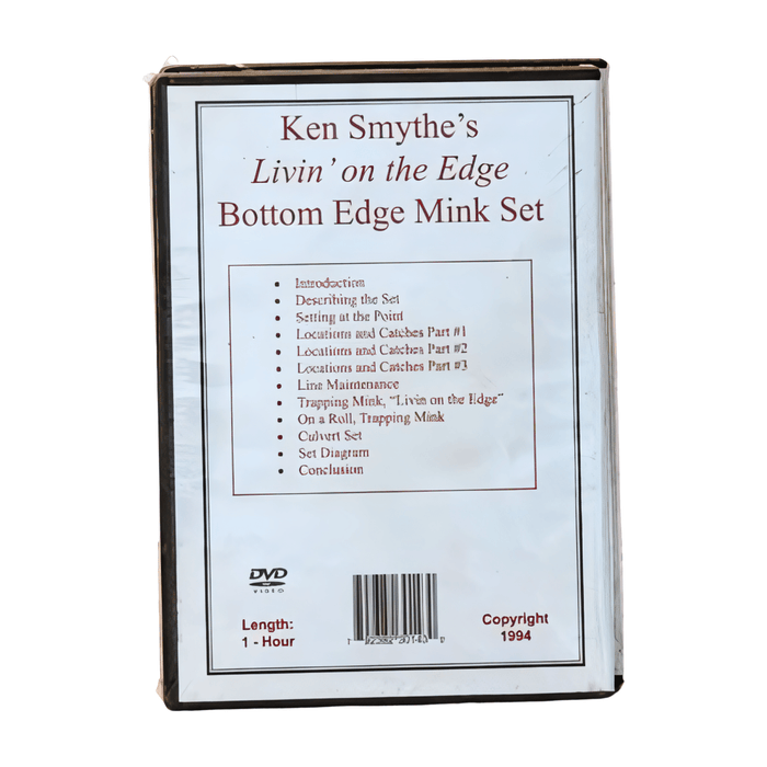 Bottom Edge Mink Set - Ken Smythe - DVD - Minnesota Trapline Products