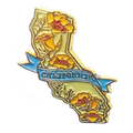 CA Poppies Enamel Pin