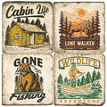 Cabin Life Coasters