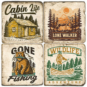 Cabin Life Coasters