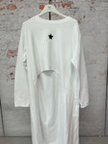 Camiseta Blanca Star LONGLINE