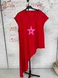 Camiseta  “deconstructed” RED
