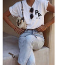 Camiseta iniciales “JUST ME” minimal