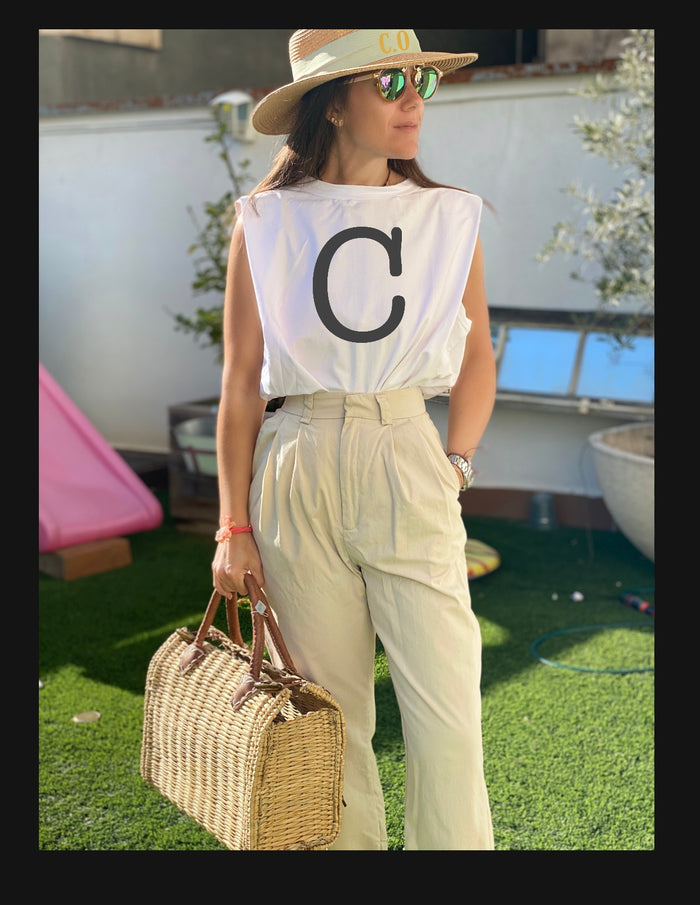 Camiseta "letter"