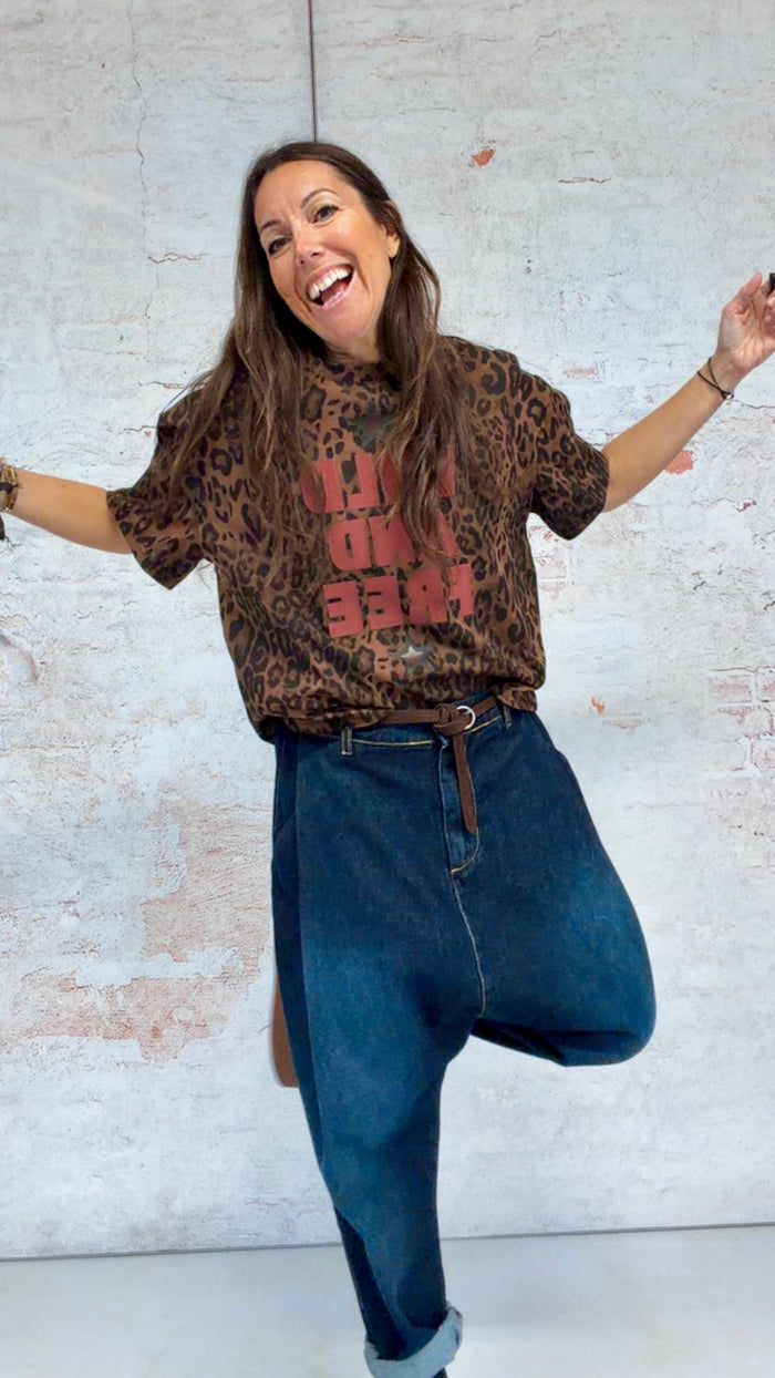 Camiseta  “wild and free”